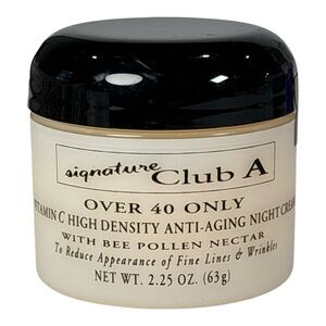 SIGNATURE CLUB A Over 40 Only High Density Anti-Aging Night Cream - 2.25 Oz